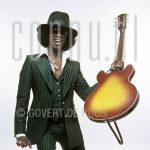 14-11-1978 Johnny Guitar Watson at studio in Amsterdam, The Netherlands.

[keywords]Posed, Half Length, Laughing, Guitar, Sunglasses, Hat[/keywords]